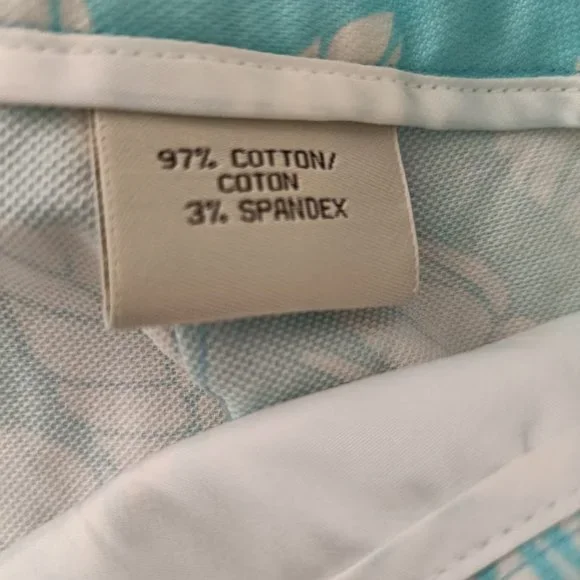 12🌴Jessica Sport floral pastel colors capris pants - Picture 10 of 10